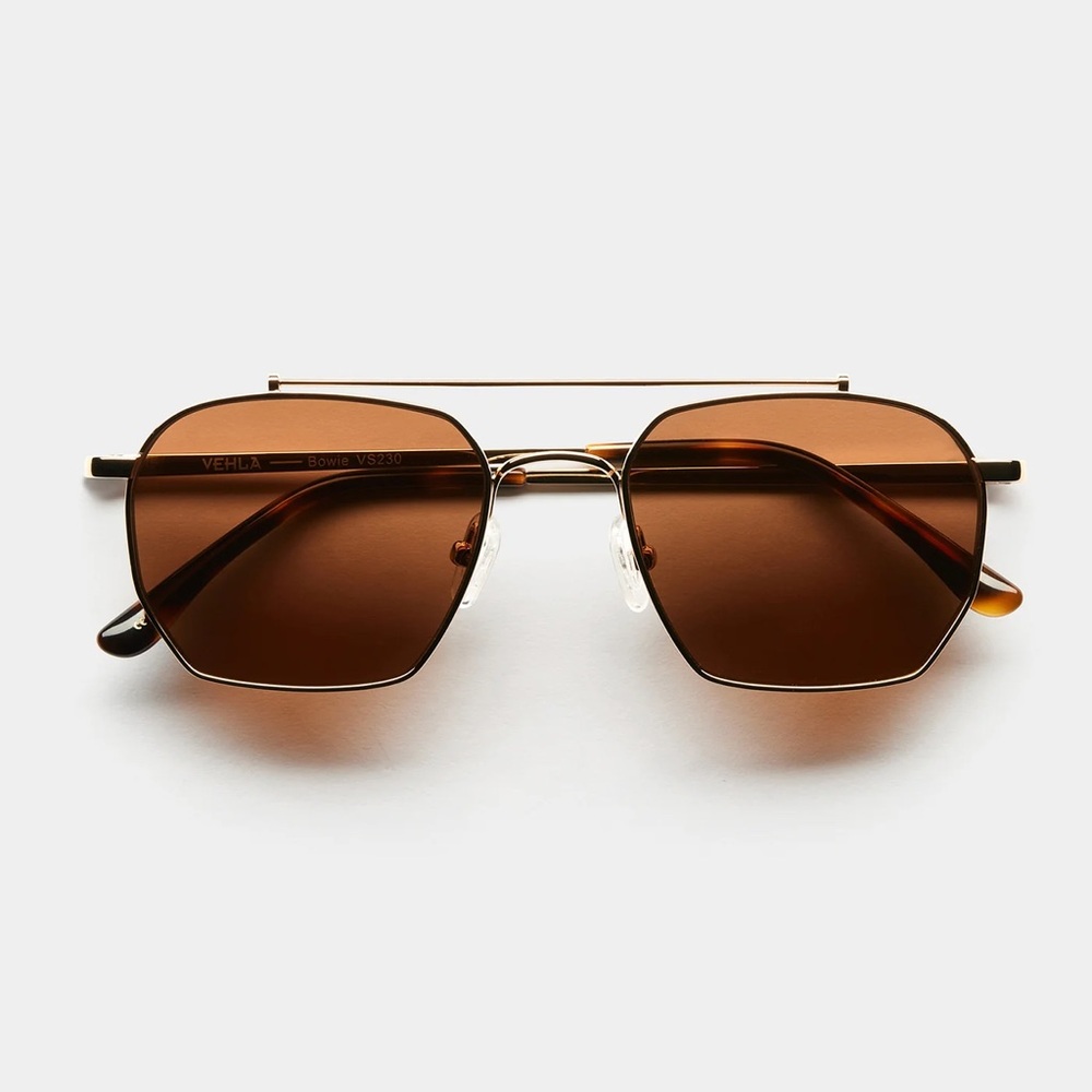 Brown Square Sunglasses